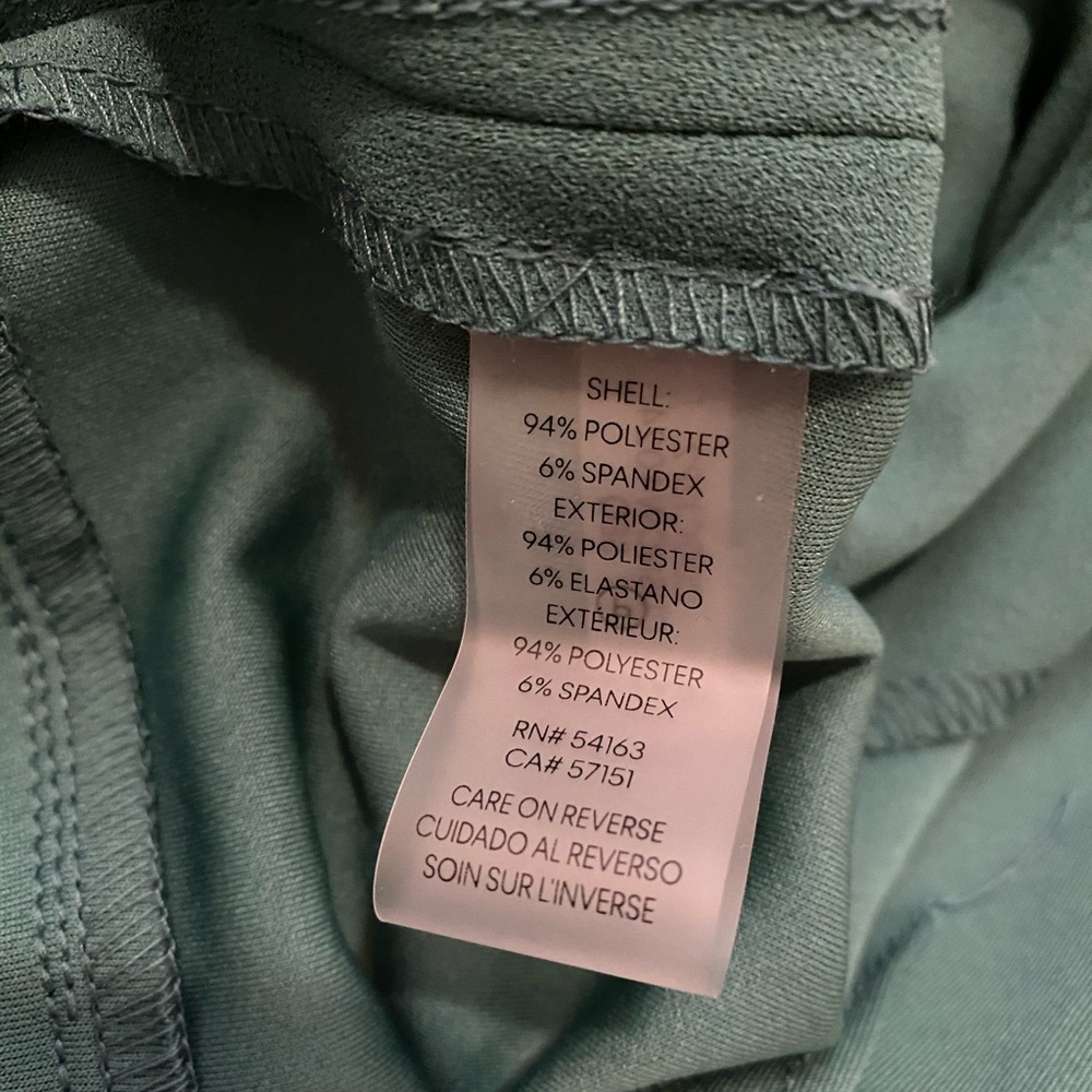 Calvin Klein Teal V-Neck Sleeveless Jumpsuit with Tie Belt - Picture 12 of 12